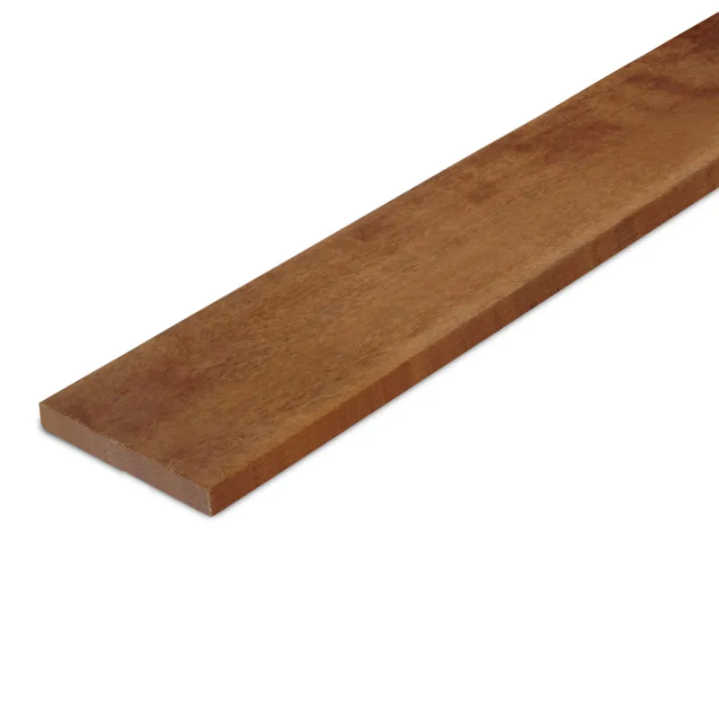 hardhout - plank Angelim vermelho plank - 20x150 mm - fijnbezaagd / ruw - plank voor buiten - angelim vermelho hardhout AD 20-25% - Angelim vermelho plank - 20x150 mm - ruw: 250 cm Rechtstreeks Van De Fabrikant