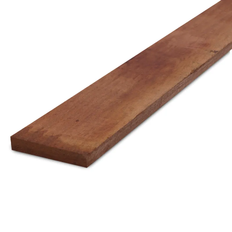 hardhout - plank Cumaru plank - 26x155 mm - fijnbezaagd / ruw - plank voor buiten - cumaru hardhout KD 18-20% - Cumaru plank - 26x155 mm - ruw: 610 cm Uitverkoop