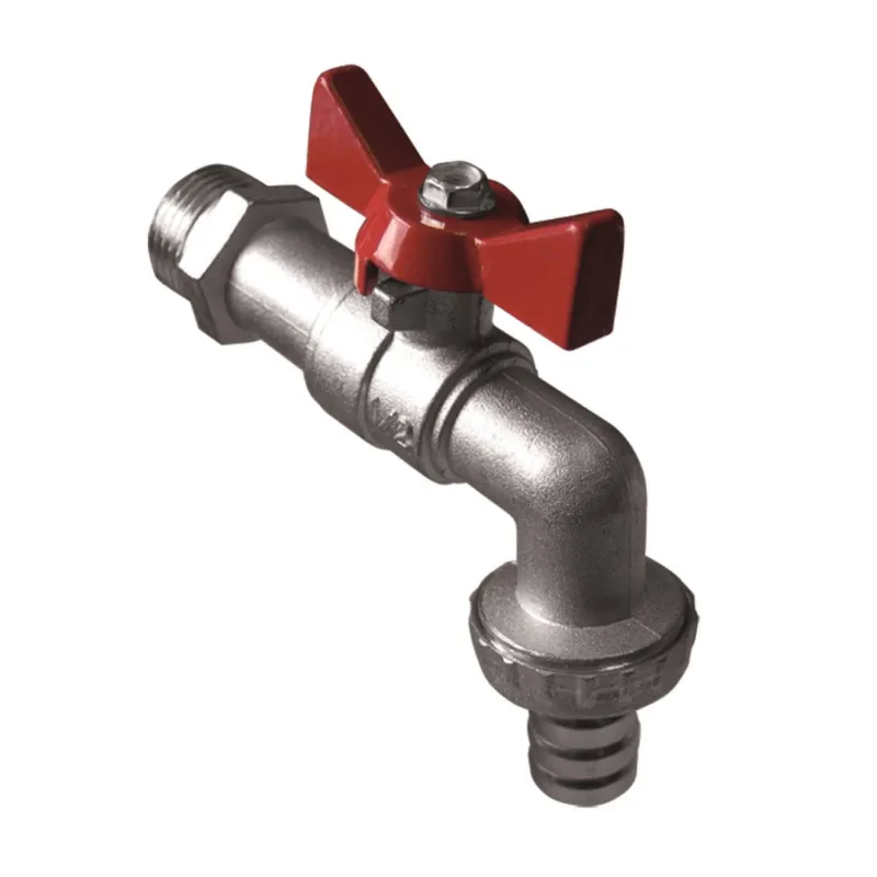 Lage Prijs Dubbele Dienstbolkraan Go by van Marcke ECO 1/2 Mat Chroom