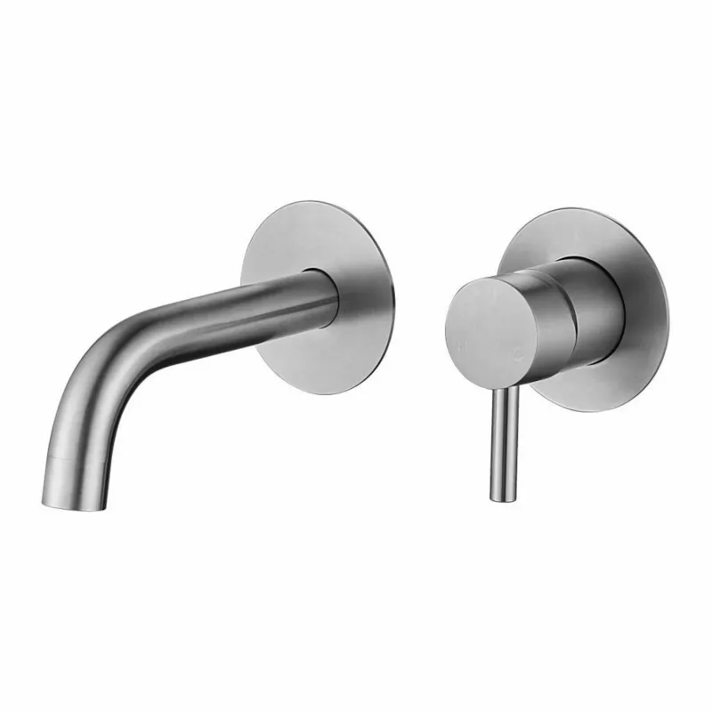 Wastafelmengkraan Inbouw Sanilux 20 cm RVS Premium