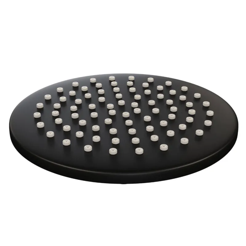 Seizoensaanbieding Hoofddouche Brauer Black Rond 20 cm Mat Zwart