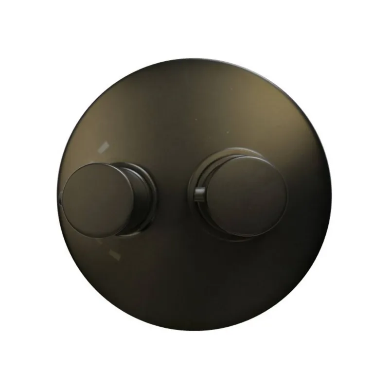 Exclusieve Aanbieding Douchekraan Sanimex Giulini Thermostatisch 2-weg Rond Mat Zwart (Incl. Inbouwdeel)