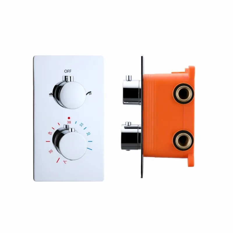 Betaalbaar Douchekraan Best Design Verona Thermostatisch + Inbouwdeel 2-Weg 1/2"