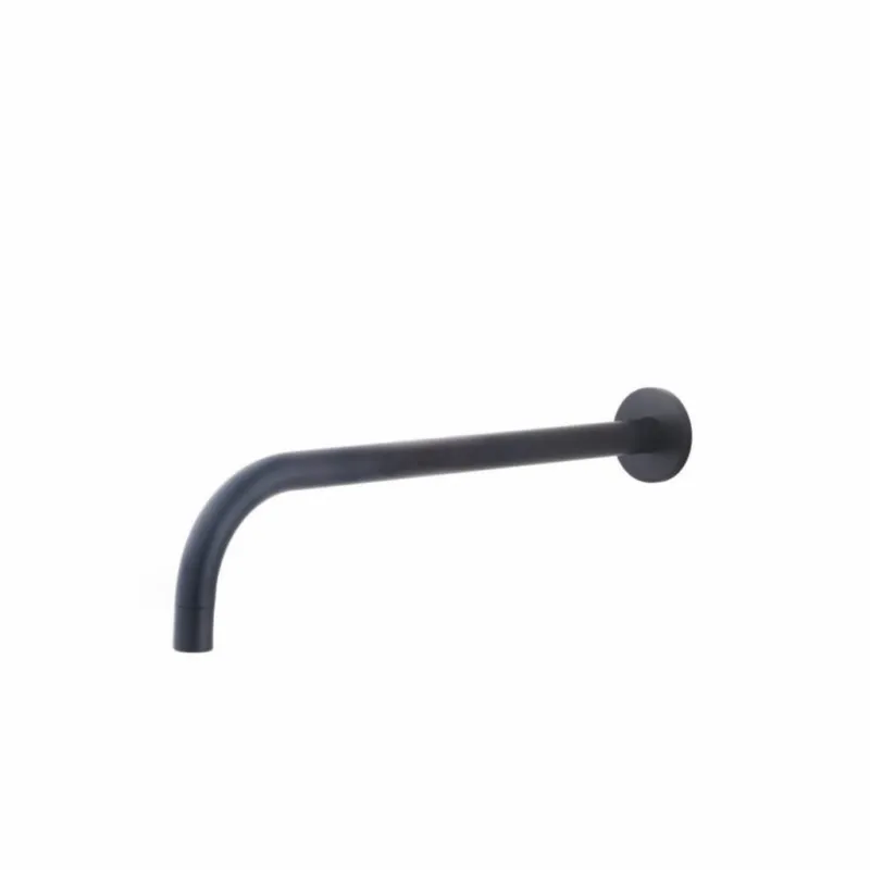 Wastafelkraan Wiesbaden 18mm SLIM Uitloop Rond 30,9 cm Mat Zwart Korting
