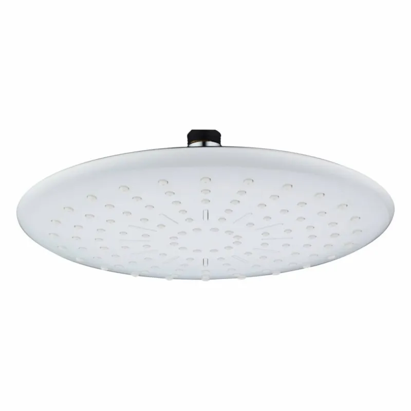 Nu Kopen Hoofddouche VM Biak 1/2 Inch 1 Stand Ø 23cm Antikalk Waterbesparend Wit/Chroom