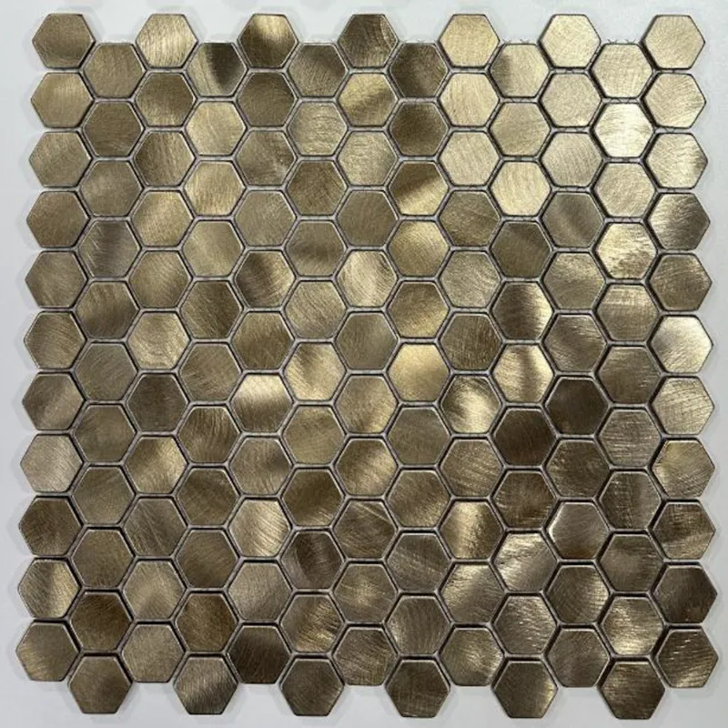 BWS Goud Mozaiek Hexagon 30X30 CM (prijs per stuk) Nu Kopen