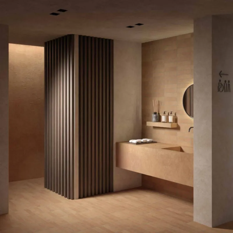 Speciale Aanbieding Vloer- en Wandtegel Kronos Terra Crea Mattone 80x80 cm Gerectificeerd Bruin (Doosinhoud 1,28 m2) (prijs per m2)