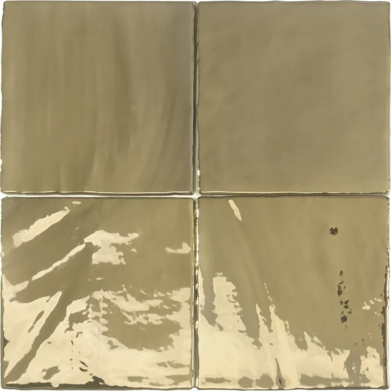 Shop Nu Wandtegel Dune Tabarca 15x15 cm Glossy Gold (Prijs per m2)