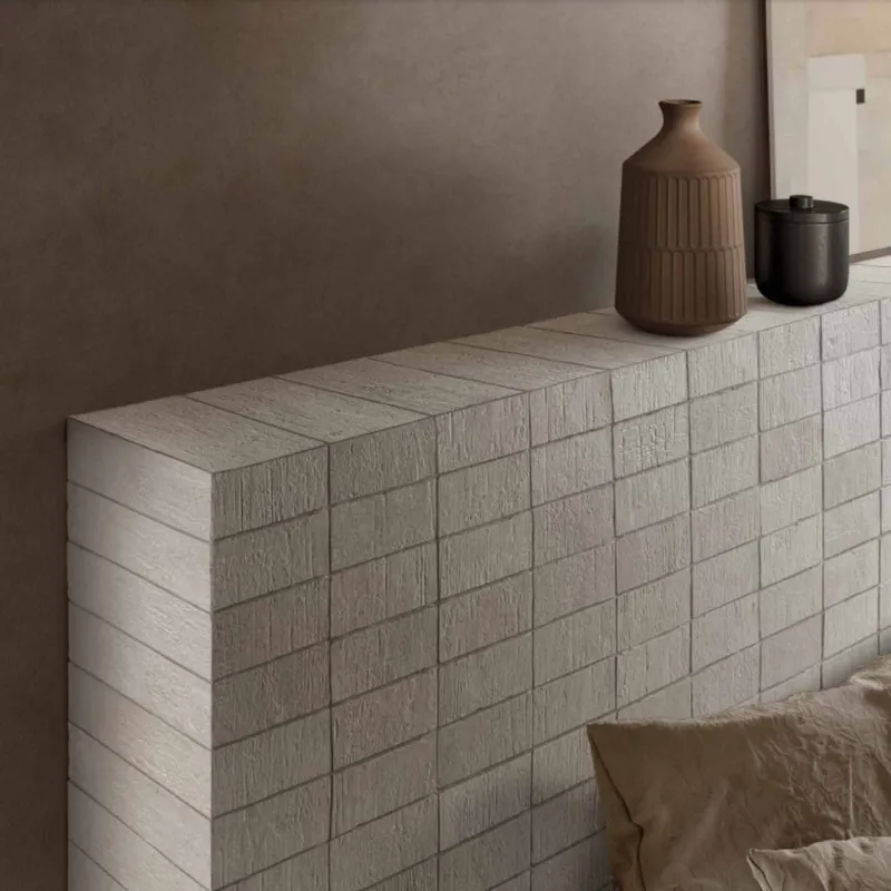 Merkproduct Vloer- en Wandtegel Kronos Terra Crea Calce Spakko 10x60 cm Wit (Doosinhoud 1.08 m2) (prijs per m2)