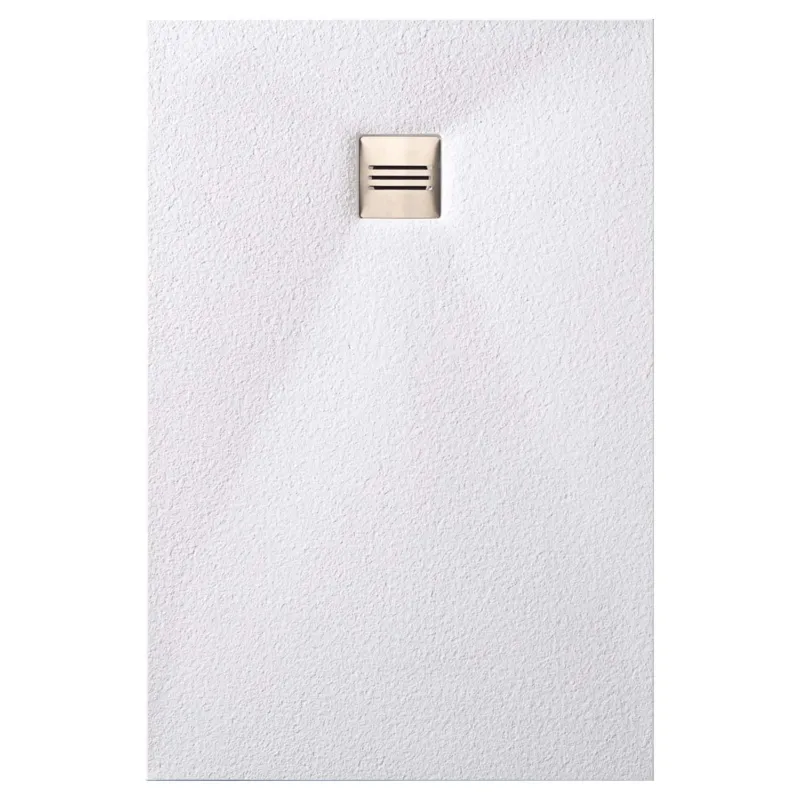 Douchebak Slab Standaard Stone 2 Wit 90x120 cm Speciale Aanbieding