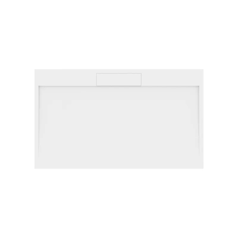 Express Levering Douchebak Marmer Sapho Irena 150x90x3.5 cm Rechthoek Wit