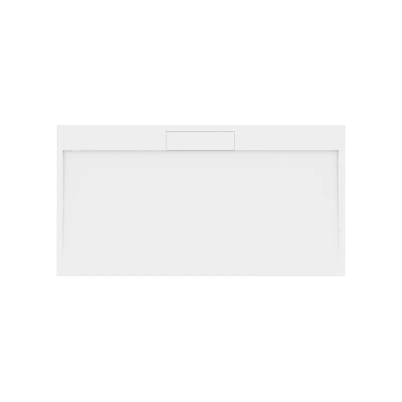 Express Levering Douchebak Marmer Sapho Irena 150x80x3.5 cm Rechthoek Wit