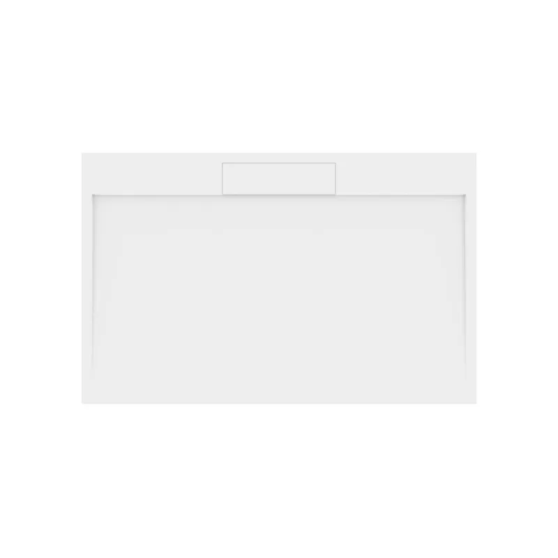 Douchebak Marmer Sapho Irena 140x90x3.5 cm Rechthoek Wit Beperkt Aanbod