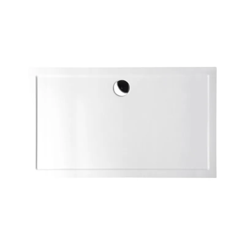 Fabrieksprijs Douchebak Marmer Sapho Karia 120x100x4 cm Rechthoek Wit