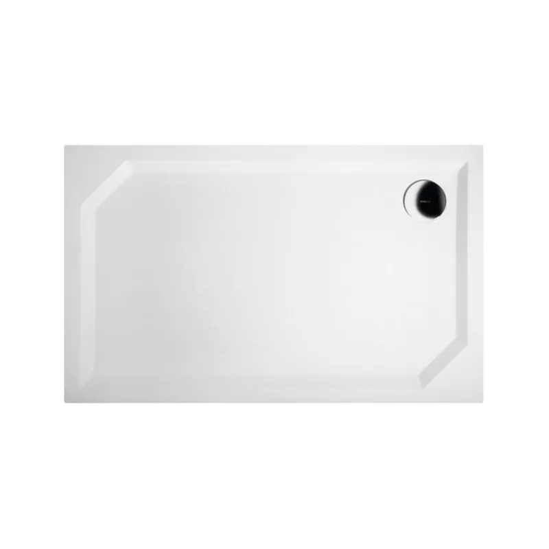 Douchebak Marmer Sapho Sara 120x75x3.5 cm Rechthoek Wit Laatste Kans
