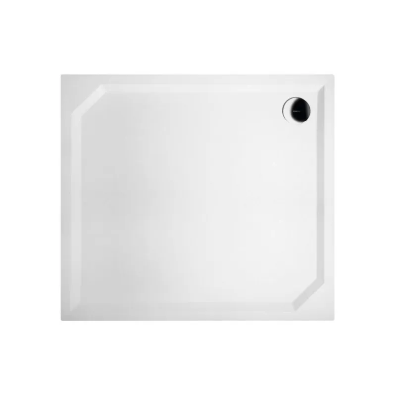 Hete Deal Douchebak Marmer Sapho Sara 100x90x4 cm Rechthoek Wit