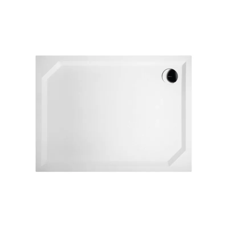 Douchebak Marmer Sapho Sara 100x75x3.5 cm Rechthoek Wit Nieuw