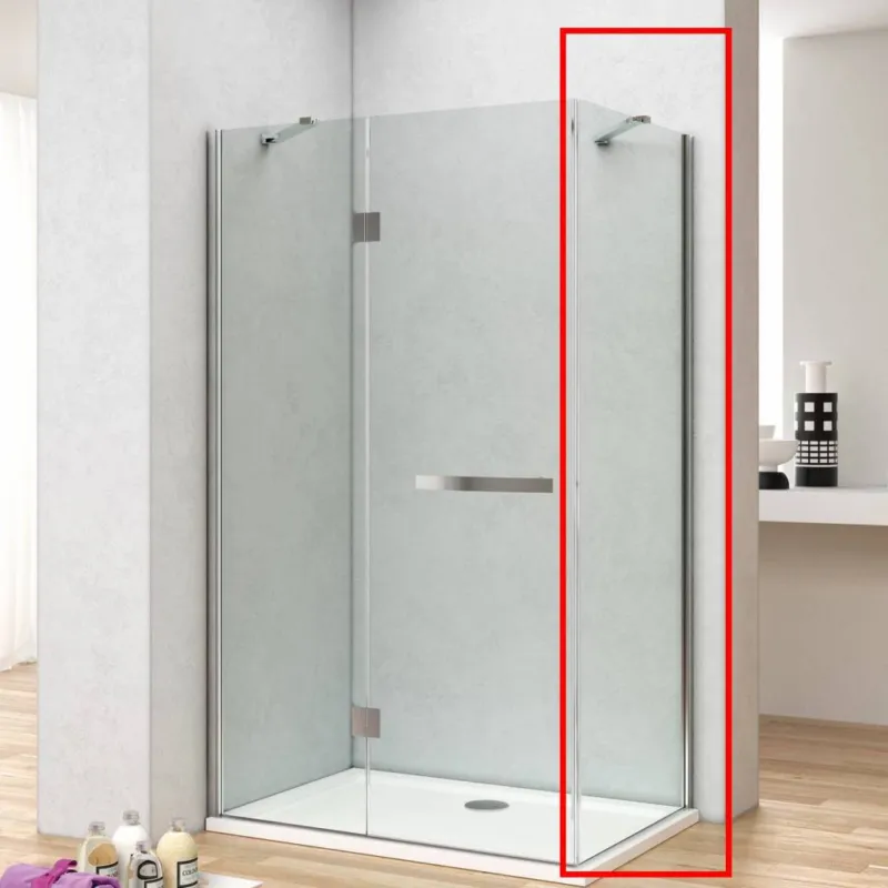 Veilige Betaling Zijwand voor Douchecabine Lacus Capraia 70x200 cm 8 mm Nano Helderglas