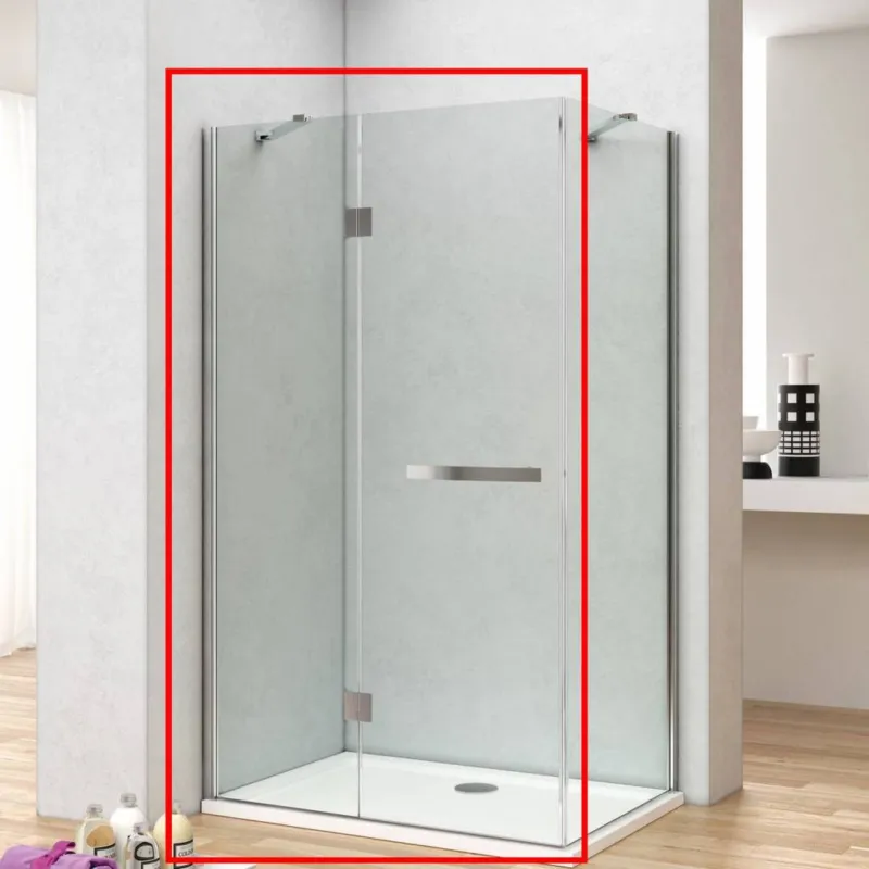 Seizoensaanbieding Nisdeur Lacus Capraia 100x200 cm 8mm Nano Helderglas