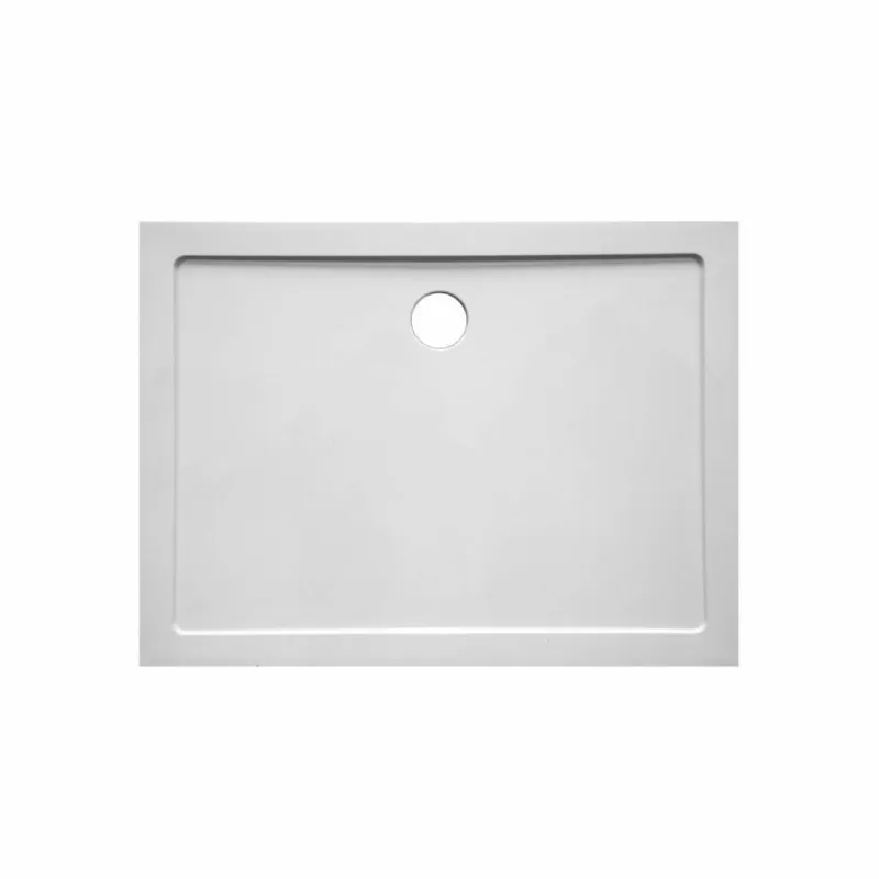 Douchebak VM Go Helion 120x90x3.5cm Composiet Rechthoek Wit Verstevigd Favoriet