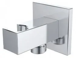 Dagaanbieding Wiesbaden luxe muur doucheaansluiting+opsteek vierk.1/2‘‘ chr.