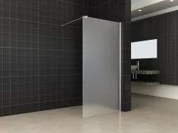 Wiesbaden inloopdouche+muurprofiel 900x2000 10mm NANO geheel matglas Lage Prijs