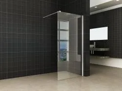 Beperkte Voorraad Wiesbaden inloopdouche + RVS profiel 900x2000 10mm NANO glas