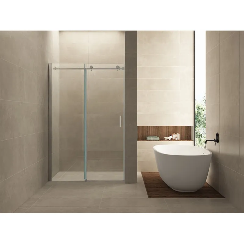 Wiesbaden schuifbare nisdeur 2-d. 1100x2000 chr.8mm NANO Superprijs