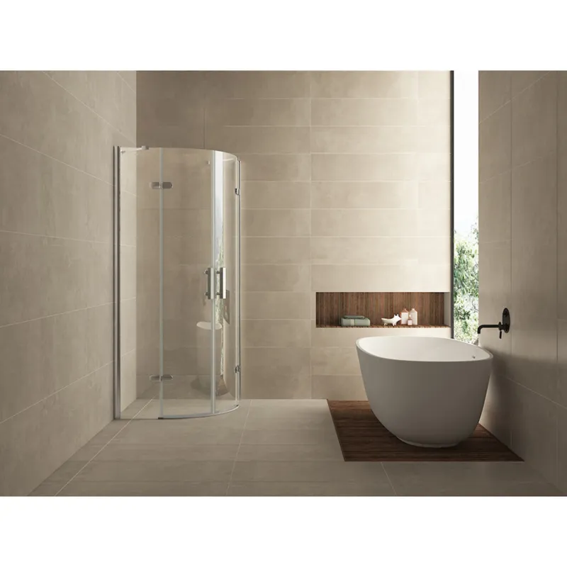 Wiesbaden 1/4 ronde cabine 2 dr.deuren 900x900x2000 chr.8mm NANO Flitsaanbieding