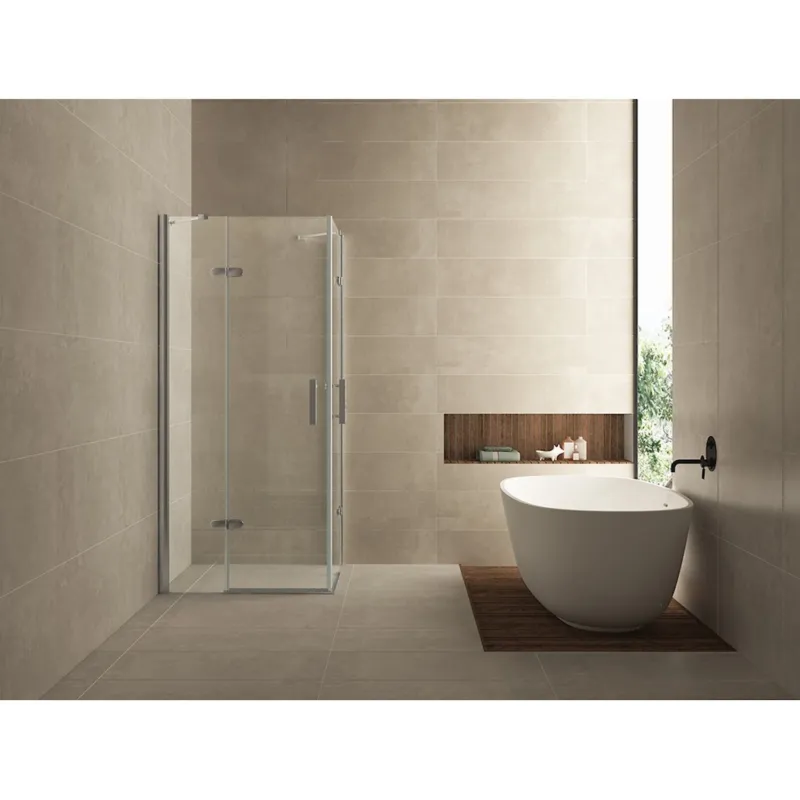 Dagaanbieding Wiesbaden hoekinstap-2 draaideuren 900x900x2000 chr.8mm NANO