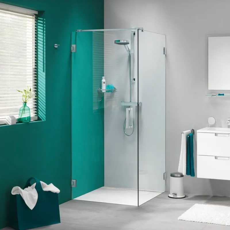 Zijwand ‘I Am‘ 90X200Cm Rvs Antikalk (Voor Comb. Met Swingdeur) Fabrieksprijs