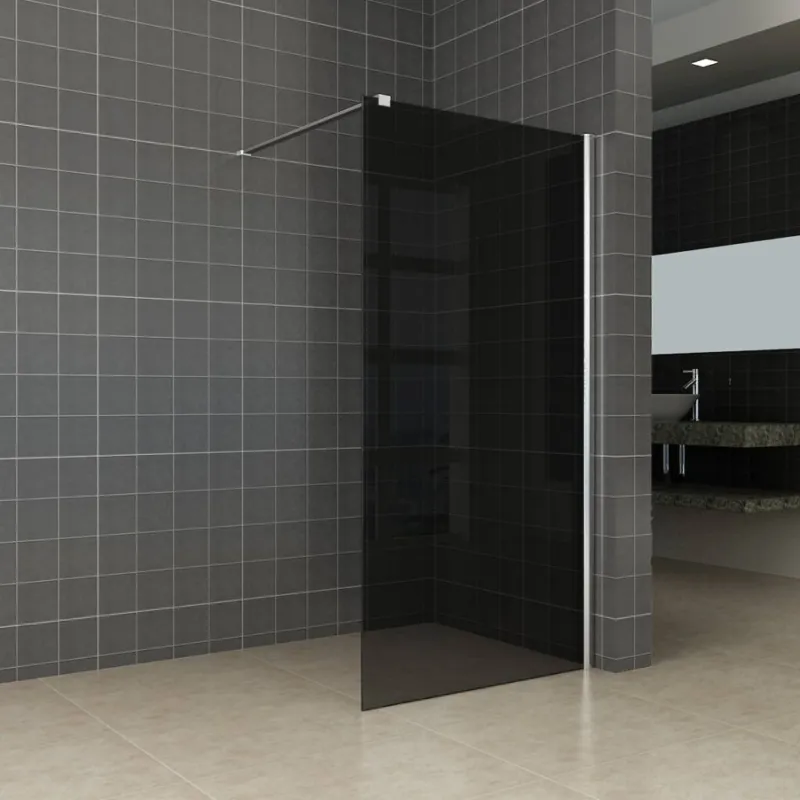 Laatste Kans Inloopdouche Met Muurprofiel En Rookglas 80X200 Cm 10 Mm Nano Anti Kalk Glas