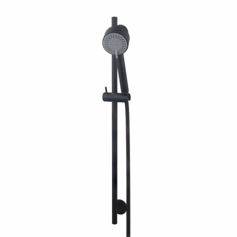 Hete Deal Glijstangset Abzu Luxe Compleet Met Handdouche En Doucheslang Zwart