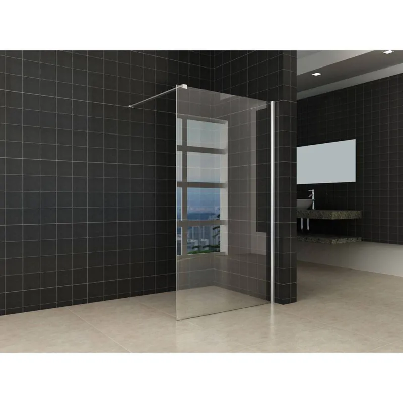 Laatste Kans Inloopdouche Met Muurprofiel 100X200 Cm En 10 Mm Nano Anti Kalk Glas