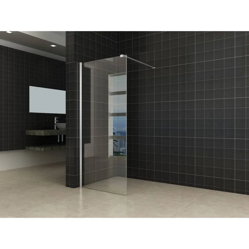 Inloopdouche Met Muurprofiel 80X200 Cm En 10 Mm Nano Anti Kalk Glas Laatste Versie
