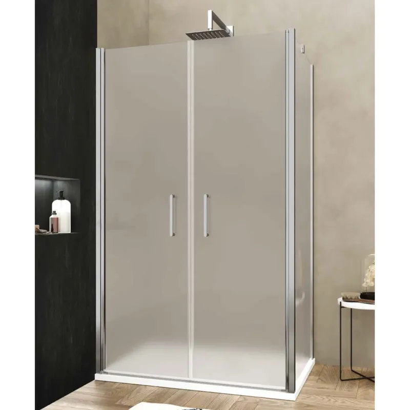 Nu Kopen Zijwand Lacus Giglio Evo Matt 90x200 cm Kristalglas Chroom