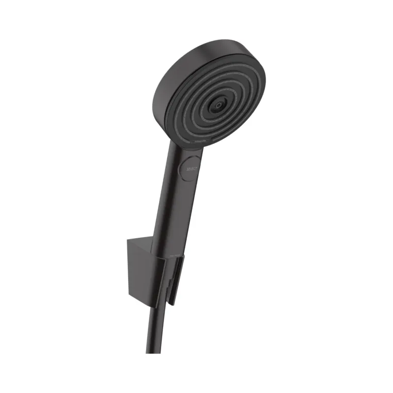Aanbieding Handdouche set HansGrohe Pulsify S Porter Set 105 3 Jets Met Doucheslang 125 cm Mat Zwart