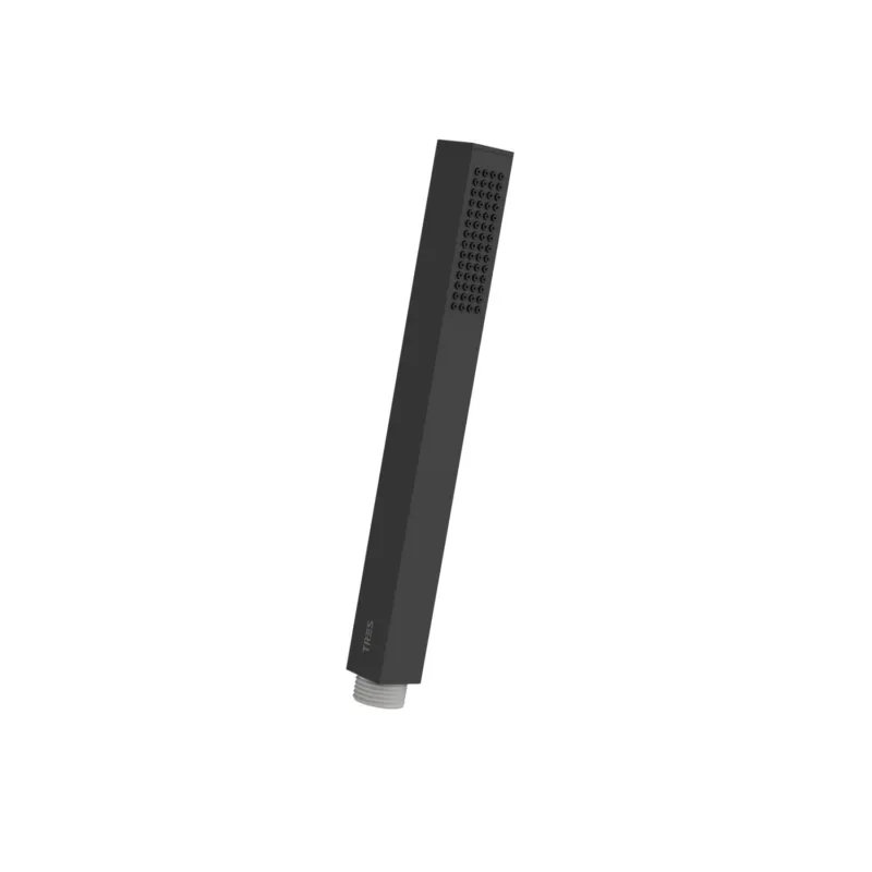 Uitverkoop Handdouche Tres Antikalk 2.2x2.2x22.3 cm Vierkant Mat Zwart