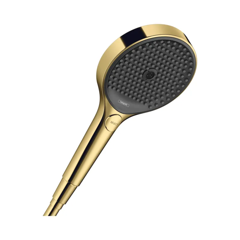Op = Op Handdouche Rainfinity HansGrohe 130 3jet Gepolijst Goud