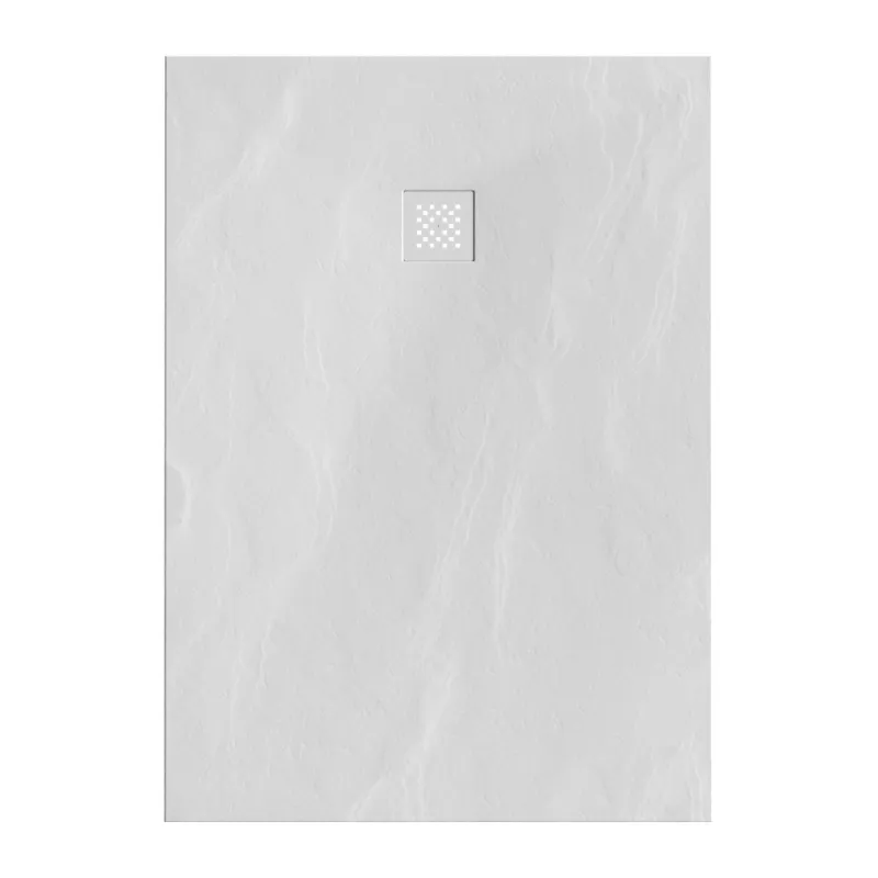 Douchebak Sanitop Just Creating Relievo Crag 100x160 cm Mat Wit Populair