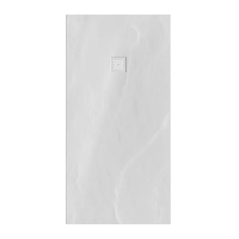 Exclusieve Aanbieding Douchebak Sanitop Just Creating Relievo Crag 90x180 cm Mat Wit
