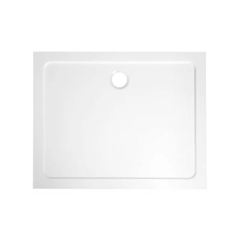Direct Verzonden Douchebak Marmer Sapho Aqualine 120x80x3 cm Rechthoek Wit