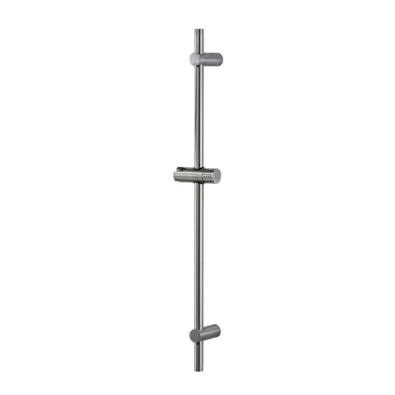 Seizoensaanbieding Glijstang Sapho Minimal Rond met Glijstuk 70 cm RVS