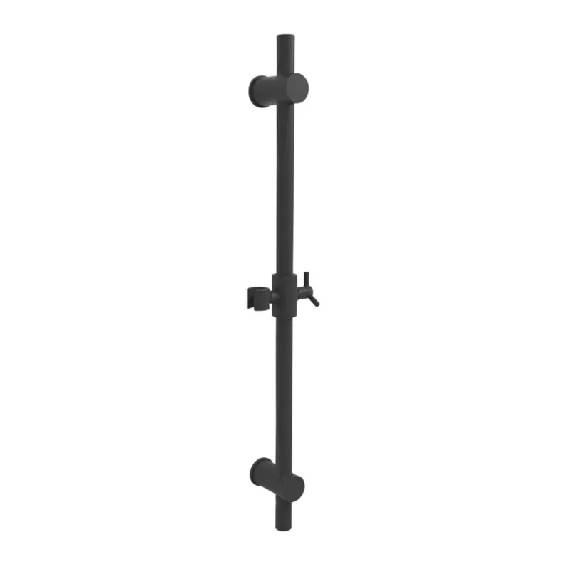 Glijstang Sapho Rond met Glijstuk 70 cm Mat Zwart Gecertificeerd