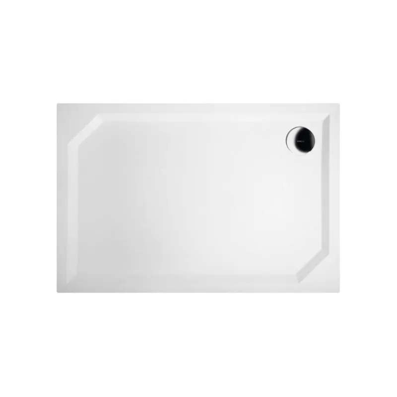 Douchebak Marmer Sapho Sara 110x75x3.5 cm Rechthoek Wit Exclusieve Aanbieding