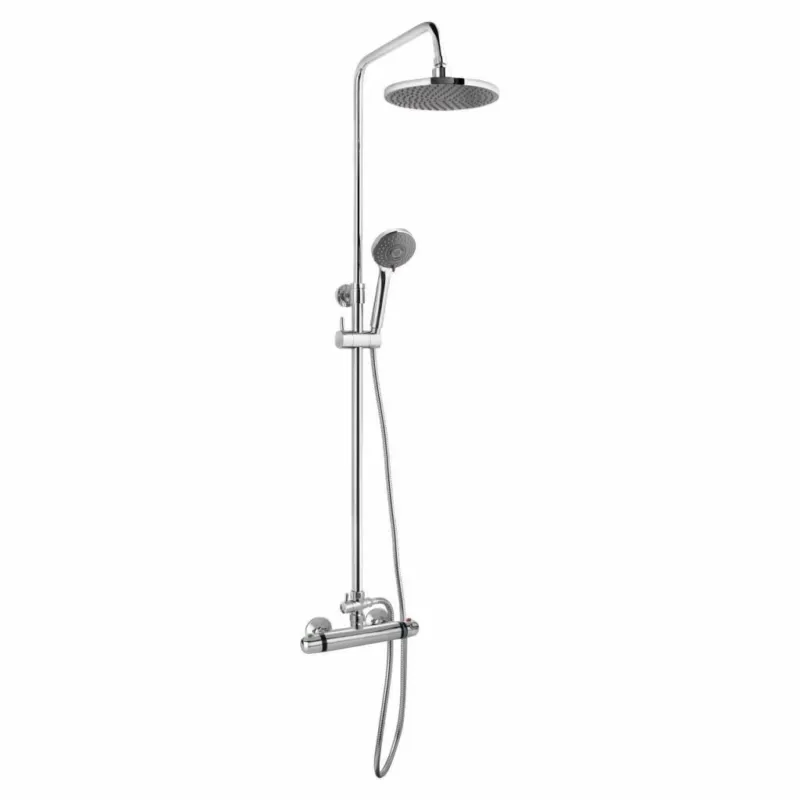 Douchekolom Go By Van Marcke Huran Compleet Rond Ø22cm Met Handdoucheset Korting