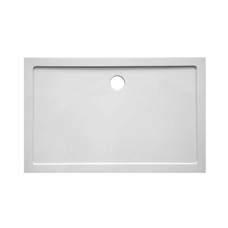 Douchebak VM Go Helion 180x90x3.5cm Composiet Rechthoek Wit Verstevigd Populair