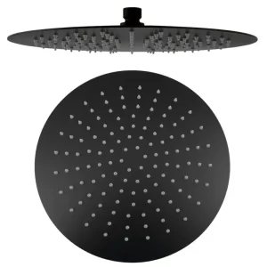Merkproduct Sapho Slim hoofddouche 30 cm zwart mat