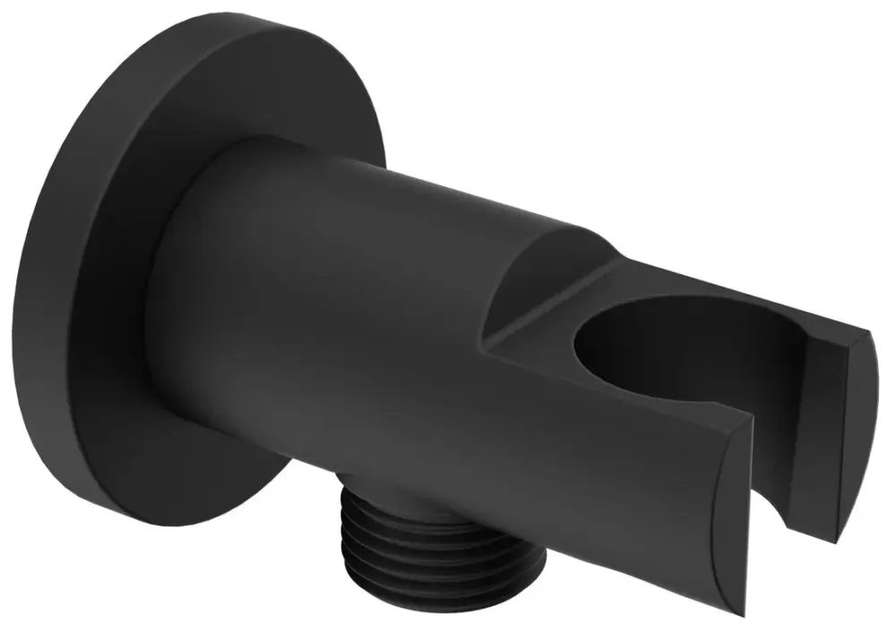 Sapho Slim handdouche houder zwart mat Favoriet