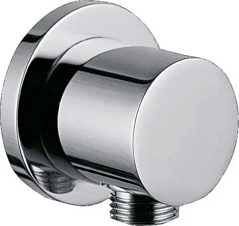 Favoriet Sapho wand aansluitingbocht rond chroom